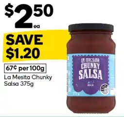 Woolworths La Mesita Chunky Salsa offer