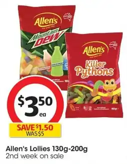 Coles Allen's Lollies offer