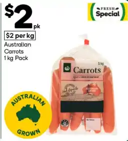 Woolworths Carrots offer
