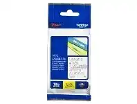 Officeworks Brother TZe-135 Laminated Tape 12mm x 8m White on Clear offer