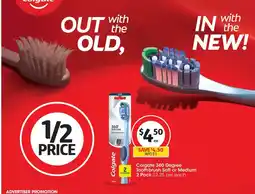 Coles Colgate 360 Degree Toothbrush offer