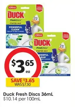 Coles Duck Fresh Discs offer