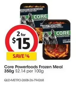 Coles Core Powerfoods Frozen Meal offer