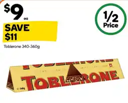 Woolworths Toblerone offer