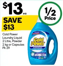 Woolworths Cold Power Laundry Liquid offer