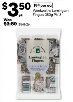 Woolworths Woolworths Lamington Fingers offer