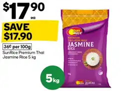 Woolworths SunRice Premium Thai Jasmine Rice offer