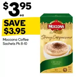 Woolworths Moccona Coffee Sachets offer