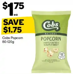Woolworths Cobs Popcorn offer