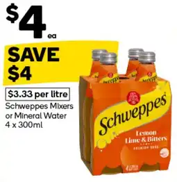 Woolworths Schweppes Lemon Lime & Bitters offer