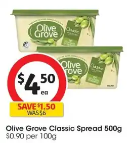Coles Olive Grove Classic Spread offer
