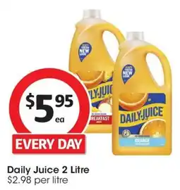 Coles Daily Juice 2 Litre offer
