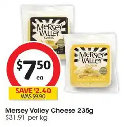 Coles Mersey Valley Cheese offer