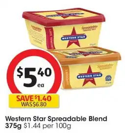 Coles Western Star Spreadable Blend offer