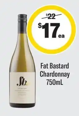 Coles Fat Bastard Chardonnay offer