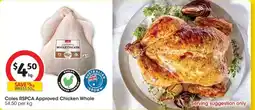 Coles Coles RSPCA Approved Chicken Whole offer