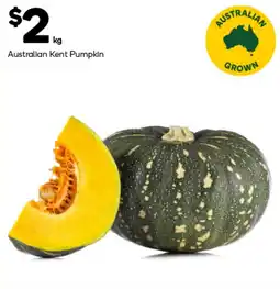 Woolworths Australian Kent Pumpkin offer