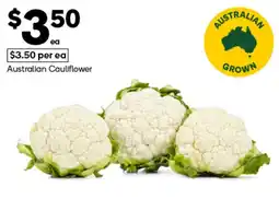 Woolworths Australian Cauliflower offer