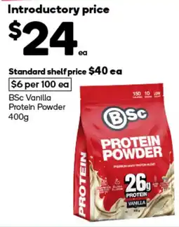 Woolworths BSc Protein Powder offer