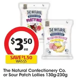 Coles The Natural Confectionery Co. or Sour Patch Lollies offer