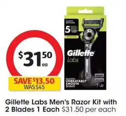 Coles Gillette Labs Men's Razor Kit offer