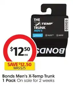 Coles Bonds Men's X-Temp Trunk offer