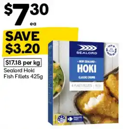 Woolworths Sealord Hoki Fish Fillets offer