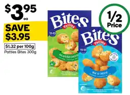 Woolworths Patties Bites offer