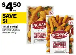 Woolworths Ingham's Chicken Varieties offer
