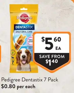 Foodworks Pedigree Dentastix offer