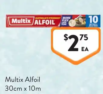 Foodworks Multix Alfoil offer