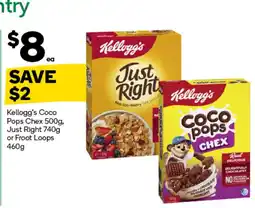 Woolworths Kellogg's Coco Pops Chex offer