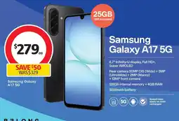 Coles Samsung Galaxy A17 5G offer
