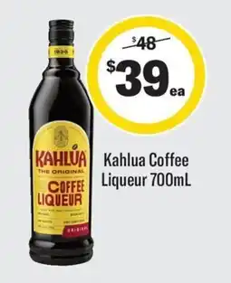Coles Kahlua Coffee Liqueur offer