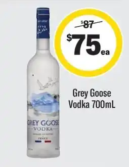 Coles Grey Goose Vodka offer