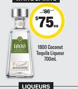 Coles 1800 Coconut Tequila Liqueur offer