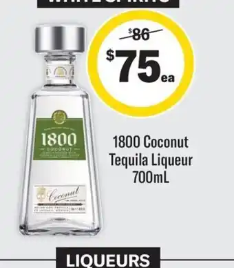 Coles 1800 Coconut Tequila Liqueur offer