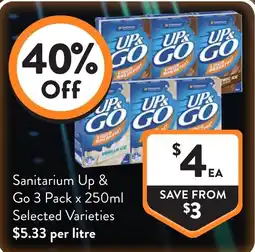 Foodworks Sanitarium Up & Go offer