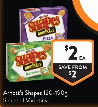 Arnott's Shapes Selected Varieties