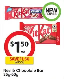 Coles Nestlé Chocolate Bar offer