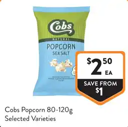 Foodworks Cobs Popcorn offer