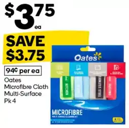 Woolworths Oates Microfibre Cloth Multi-Surface offer