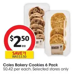 Coles Coles Bakery Cookies offer