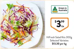 Foodworks HiFresh Salad Kits offer