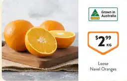 Foodworks Loose Navel Oranges offer