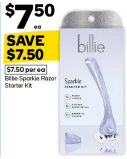 Woolworths Billie Sparkle Razor Starter Kit offer
