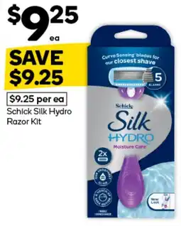 Woolworths Schick Silk Hydro Razor Kit offer