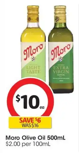 Coles Moro Olive Oil offer