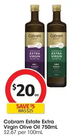 Coles Cobram Estate Extra Virgin Olive Oil offer