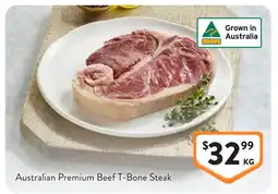 Foodworks Australian Premium Beef T-Bone Steak offer